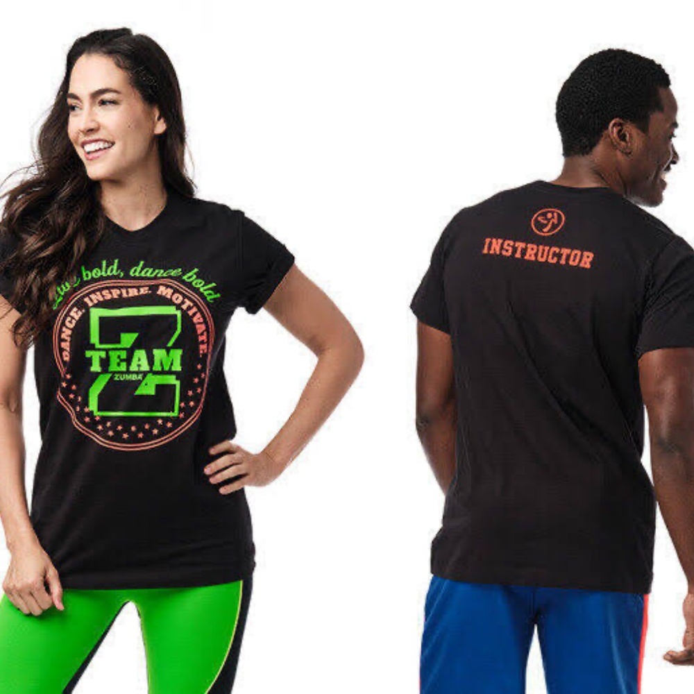 Zumba Team Instructor T Shirt